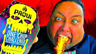 PAQUI One Chip Challenge 2021  A quotScorching Hotquot Food Challenge from Joeys World Tour [upl. by Ahgiela]