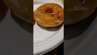 Glaze donut with chocolate topping and Glaze donut with chocolate and sprinkle toppings [upl. by Coletta]