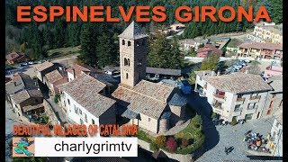 Espinelves Girona Catalunya Beautiful villages of catalonia DJI Phantom 4 Pro [upl. by Thema]