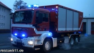 Gefahrgutalarm Feuerwehr Erlangen [upl. by Akena911]