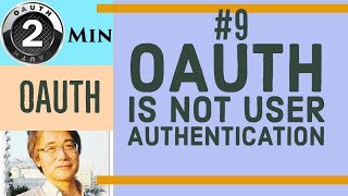 OAuth is not Authentication  2 min OAuth 9 [upl. by Nylitsirk]