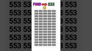 Find the number 533 [upl. by Nosemaj]