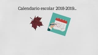 calendario escolar 2018 2019 [upl. by Akcemat]