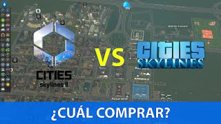 Cities Skylines vs Cities Skylines 2 ¿Cuál conviene comprar [upl. by Vivi]