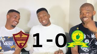 Stellenbosch 1  0 Sundowns  Monqoba Steve Barker Defense Themba Zwane [upl. by Yoshi]