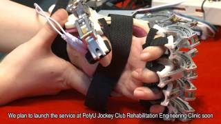 Exoskeleton Hand Robotic Training Device [upl. by Brocklin]