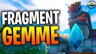 RAMASSER DES FRAGMENTS DE GEMMES A DES LIEUX DITS DIFFÉRENTS FORTNITE EMPLACEMENT GEMME FORTNITE [upl. by Lovell337]