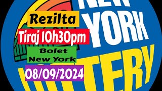 Rezilta tiraj 10h30pm Bolet New York 8 Septanm 2024 la [upl. by Hayifas]