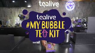 BM My Bubble Tea Kit by Tealive  How to Prepare Brown Sugar Pearls [upl. by Fayola]