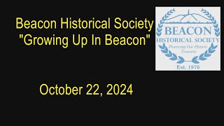 Beacon Historical Society 10 22 24 [upl. by Nalo639]