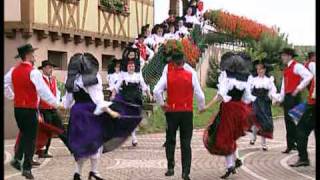 FOLKLORE dALSACE  DANSE DES VACHERS par HOLATRIO HOPSASA [upl. by Adnert]