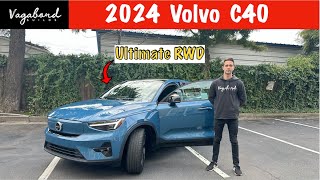 Whats new in 2024 Volvo C40 Pure Electric Ultimate Minimalist car [upl. by Drannel]