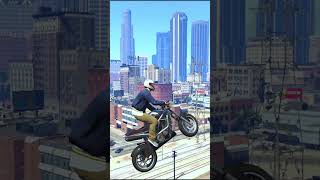 BIKE STUNT JUMP  GTA V  PT04 shorts gta5 [upl. by Fang]