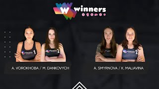 Winners Beach Volleyball Women A Vorokhoba  M Dankovych  A Smyrnova  K Maliavina 06082024 [upl. by Elyak]