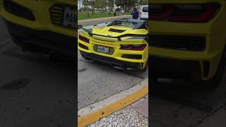 New corvette Z06 subscribe pleasecarspotting luxury miami cars supercar corvette [upl. by Donielle493]