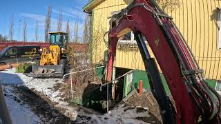 Day 5 Draining and insulating a basement Timelapse [upl. by Droffats]