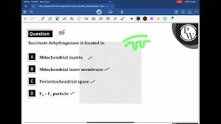 Succinate dehydrogenase is located in [upl. by Adamo]