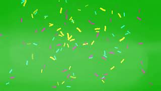 Confetti Green Screen [upl. by Josh875]