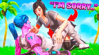 GOLD DIGGER DUMPS HER BOYFRIEND SHE GOT CAUGHT SLEEPING around with other guys 😭💔 fortnite [upl. by Eilraep]