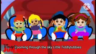 The Tiddlytubbies Theme Song Lyrics Alternate English Tiddlytubbies [upl. by Rist]