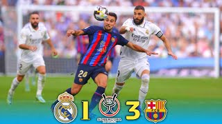 Real Madrid vs Barcelona 13 💥 Extended Highlights amp All Goals  El Clasico 2023 [upl. by Laverna]