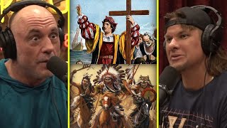 Was Columbus That Bad Compared To The Natives  Joe Rogan amp Theo Von [upl. by Srednas979]