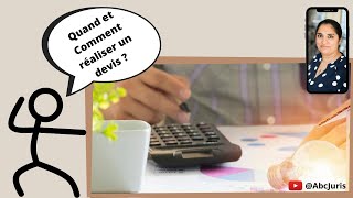 👩🏽‍💼 Entrepreneurs Quand et Comment réaliser un devis [upl. by Maleki]