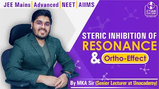 Steric Inhibition of Resonance and Ortho Effect  SuperConcept amp Tricks  Jee Advanced  AIIMS [upl. by Novled796]