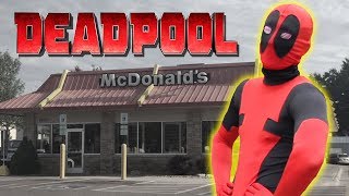 Deadpool Visits McDonalds and Burger King [upl. by Ardme]