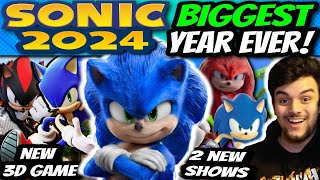 2024 Will Be The Biggest Year In Sonic History  Sonic Movie 3 New 3D Game Sonic Prime amp More [upl. by Nalepka55]