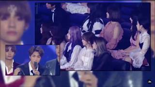 방탄소년단진 Twice excited reaction to BTS Jin at MGA 2018 [upl. by Dinnie]