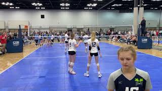 2024 NCISVBC 181 vs Blue Steel VBC 18 Black  match 4  24 Nike Mideast Qualifier Indy [upl. by Nitniuq]