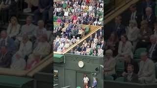 Roger Federer receives a standing ovation from Centre Court crowd king is back at Wimbledontennis [upl. by Cassey]