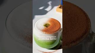 Vanilla cinnamon matcha latte [upl. by Capon280]