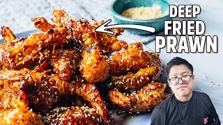 Classic Chinese Crispy Prawn Recipe [upl. by Sibyls959]