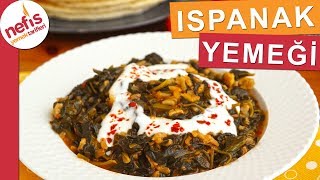 Ispanak Yemeği Nasıl Yapılır  Sebze Yemekleri Tarifi  Nefis Yemek Tarifleri [upl. by Aden]