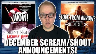 Scream Factory December Annoucements [upl. by Paulie]