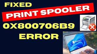 Print Spooler error 0x800706b9 in Windows 11  10 Fixed [upl. by Eixel]