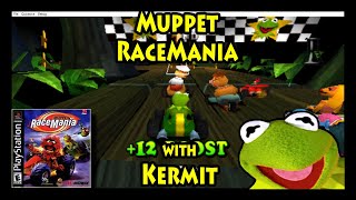 MUPPET RACEMANIA WITH KERMIT GAMEPLAY PS1 [upl. by Nerty]