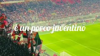 Che Confusione Un porco juventino  lyric and translation  Chant by Curva Sud Milano [upl. by Christianna296]