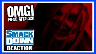 THE FIEND ATTACKS DANIEL BRYAN REACTION  WWE Smackdown 11819 [upl. by Narmak943]