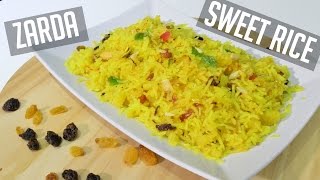 How to Make Zarda Recipe Indian Sweet Rice Indian Cooking Recipes  Cook with Anisa [upl. by Wise874]