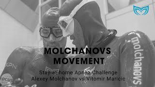 Challenge Alexey Molchanov vs Vitomir Maricic  Molchanovs Freediving [upl. by Osnofledi198]