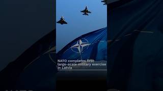 🌐NATO completes first largescale military exercise in Latvia [upl. by Egamlat]