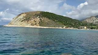 Finally swam out onto the rock past Katelios beach Kefalonia Greece 🇬🇷 [upl. by Bonnie509]