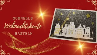 Weihnachtskarte  Weihnachtlicher Nachthimmel [upl. by Bannister683]