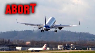 Airplane Aborts Landing at Heathrow Airport  Stunning GoAround Footage [upl. by Elita]