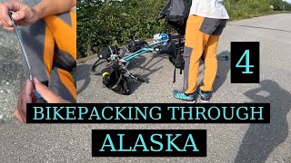 Bikepacking through Alaska  Our Bike Broke Down Vlog 4 [upl. by Glassman624]