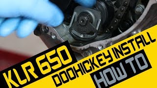 THE BEST KLR650 DOOHICKEY INSTALL VIDEO ON YOUTUBE  AVOIDED CERTAIN DISASTER [upl. by Lletnahs]