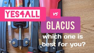 GLACUS VS YES4ALL Hydraulic Chest Expander Which one is better or are they just the same [upl. by Noit]